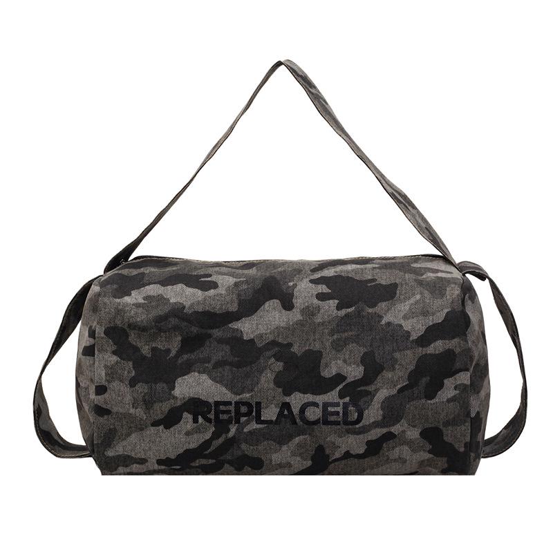 

Large Capacity Camouflage Canvas Crossbody Shoulder Bag 2025 - Lazy Style армія зелений колір