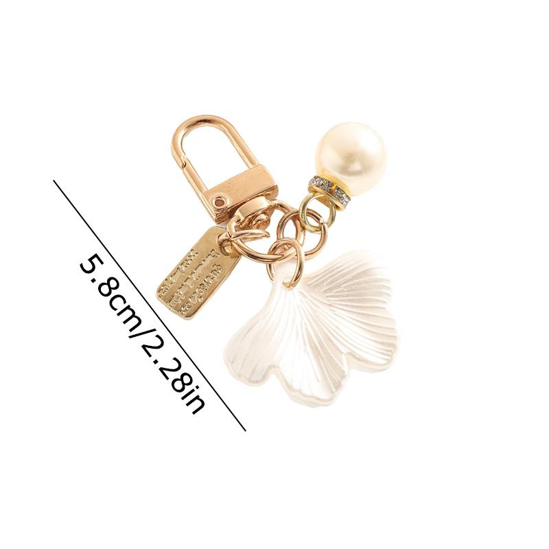 1 Elegant Tassel Gift Keychain Cute Keychain Vintage Bow Luxurious Pearl