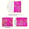 5pcs Fabric art Pouches- Traditional Chinese Brocade Jewelry & Gift Bags, Mini Storage for Weddings, Festivals Home Organization