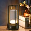 LED Wireless Crystal Lamp Rechargeable Touch Table Lamp Restaurant Decoration Atmosphere Night Light Camping Creative Lamp