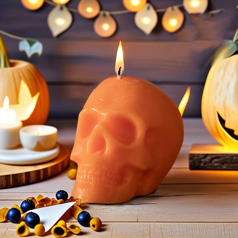 Halloween Halloween Props Cute Long Burning Time Holiday Decorations Room Fragrance Ghost Shape Multicolor