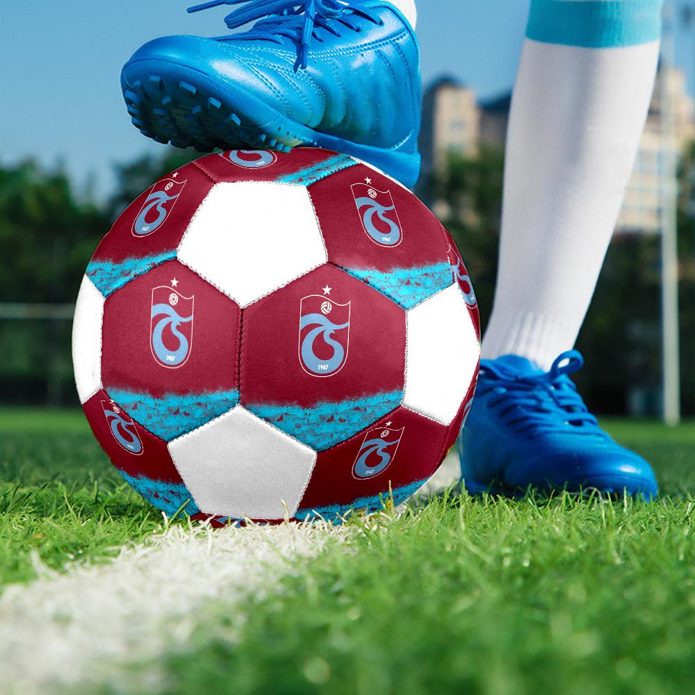 1 PEZZO SK Trabzonspor club taglia 5 pallone da calcio PrahaPallone da Calcio Indoor Colorato Per Tutte le Età Cucito a Macchina PVC Pronto per la Competizione Resistente Alto Rimbalzo