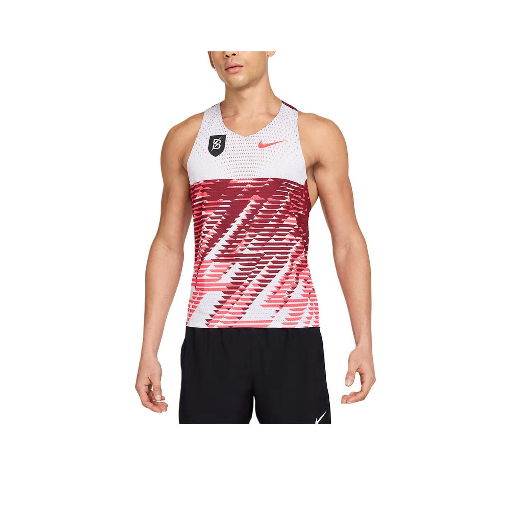 Nike Aeroswift Btc Dri-Fit Adv Laufen Slim Fit Schnelltrocknend Kühlweste Herren Tops Weiß Team-Rot Leuchtend-Rot HF6616-100