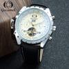 GUCAMEL Mechanical Watch Back with Luminous Display Tourbillon Men's Sports Watch Belt Men's Watch