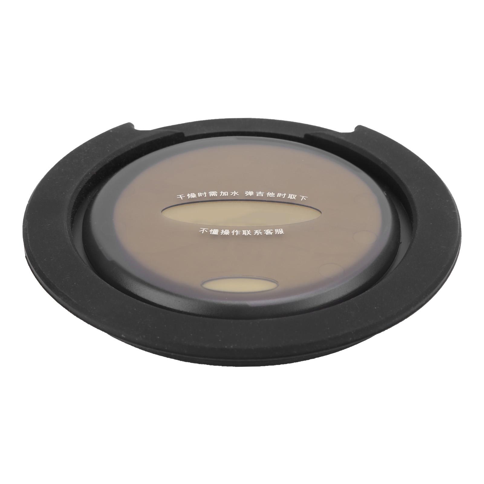 

Акустическая гитара Резонатор Крышка Увлажнитель с 2 медиаторами Система защиты от влажности против растрескивания