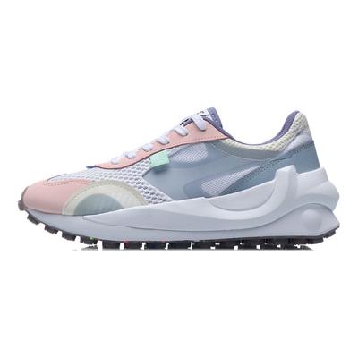 Li Ning Fang Yuan Non-Slip Lightweight Low-Top Running Shoes Women Sneakers Blue AGCR034-3