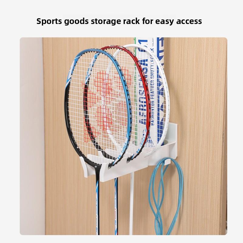 Racket Storage Rack Hanger Easy To Take Away No Punching Door Hanger Tennis Racket Table Tennis Racket Hanger