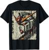 Japanese Robot Cyborg Head Vintage Art Men Boys Kids Youth T-Shirt
