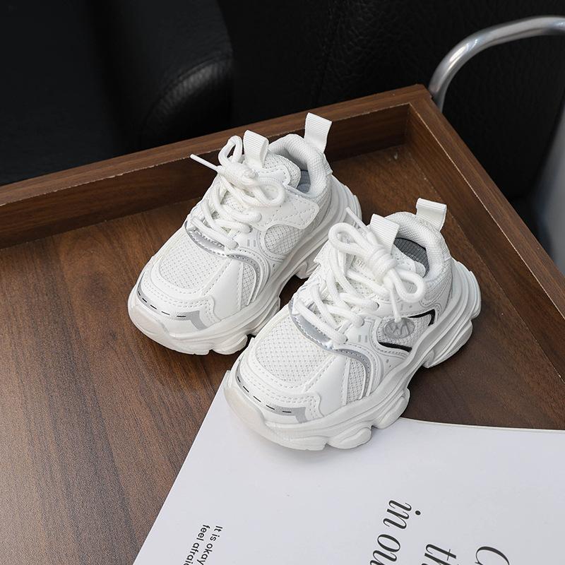 Children's Shoes Father Shoes New Net Face Big Children Breathable Shoes Girl Children Sports Shoes Children's New Autumn