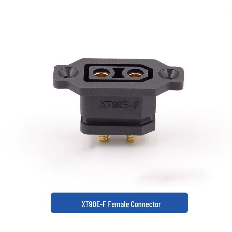 XT90E-F Female Connector, Fixed High Current, Gold-Plated, RC Model Plug