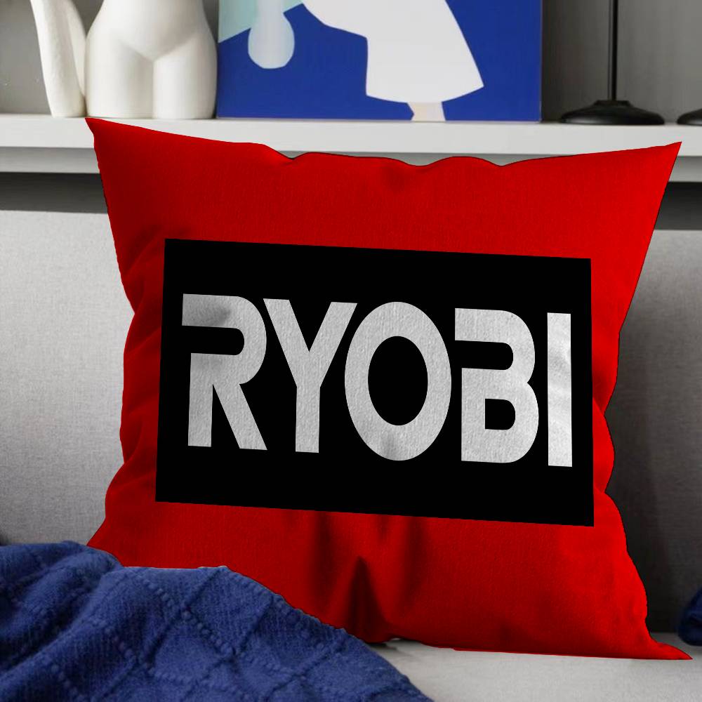 Ryobi Equipment Power Tools Brand Logo Area Rugs Cushion Cover Pillowcase Upholstery Sofa Throw Pillow Home Decor Pillowcas