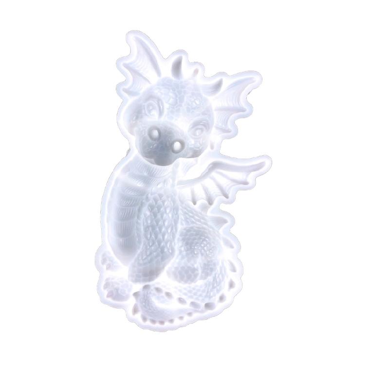 

Cute Flying Dragon Epoxy Resin Silicone Mold DIY Plasters Table Ornament Tool 1 чистый