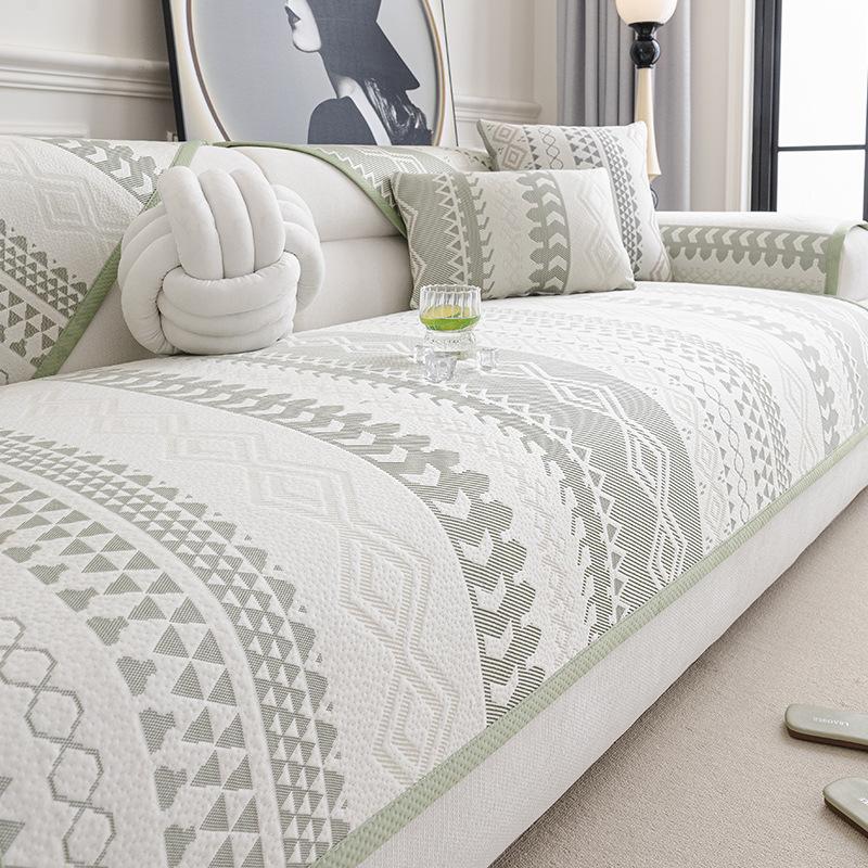 Cool Doudou Special-Shaped Sofa Cushion New Summer Cool Silk Sofa Mat Seat Cushion Non-Slip Sofa Cover Towel