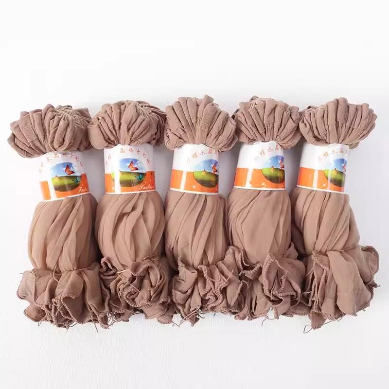 10/20/50 Pairs Silk Socks Women Transparent Thin Breathable Summer Nylon Short Stock Female Non-Slip Stretch Ankle Sexy Sock