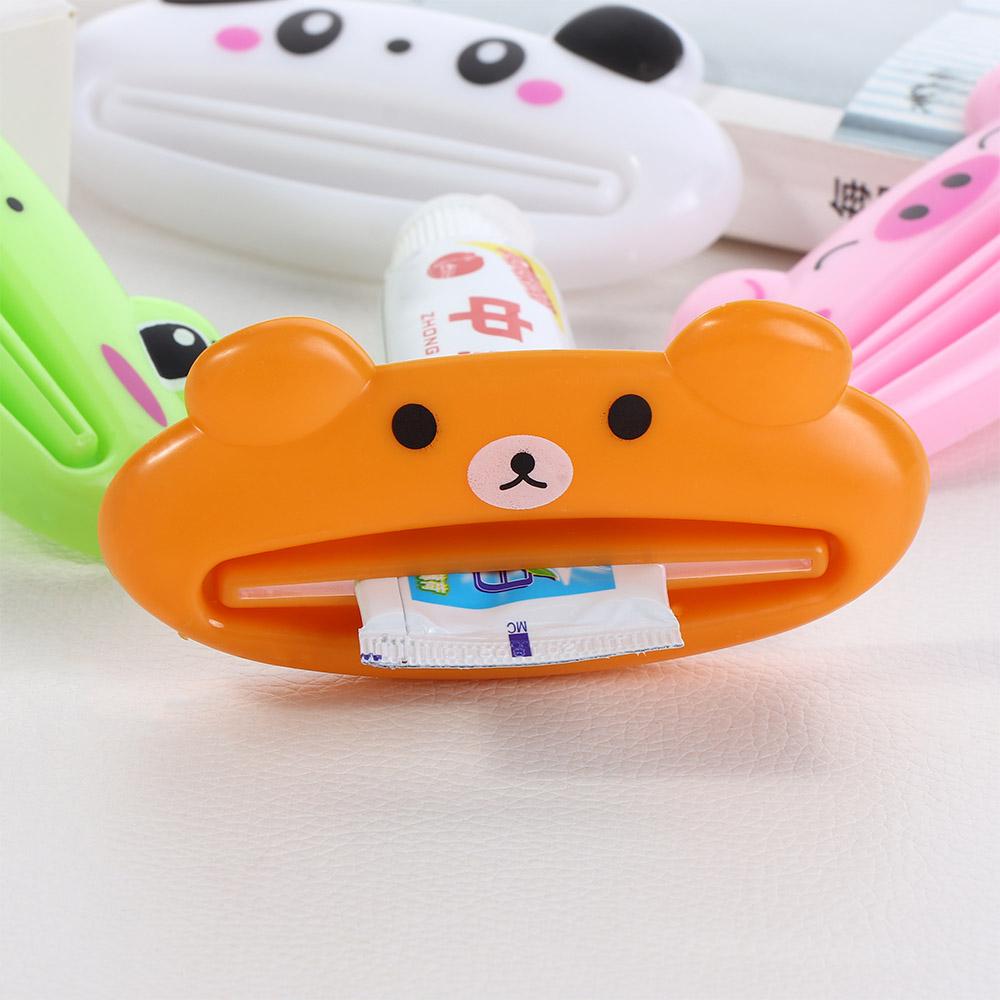 Lovely Animal Home Cartoon Cute Squeezer Toothpaste Rolling Holder Bathroom Toothpaste Dispenser