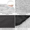 50-80cm Round Pet Bed Long Plush Cat House Dog Bed for Medium Dogs Soft Cat Nest Kennel Dog Mattress Pet Supplies