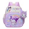 Cartoon Anime Boys And Girls Backpack Cute Printed Belt Small Bag Kindergarten School Bag Children'S Backpack