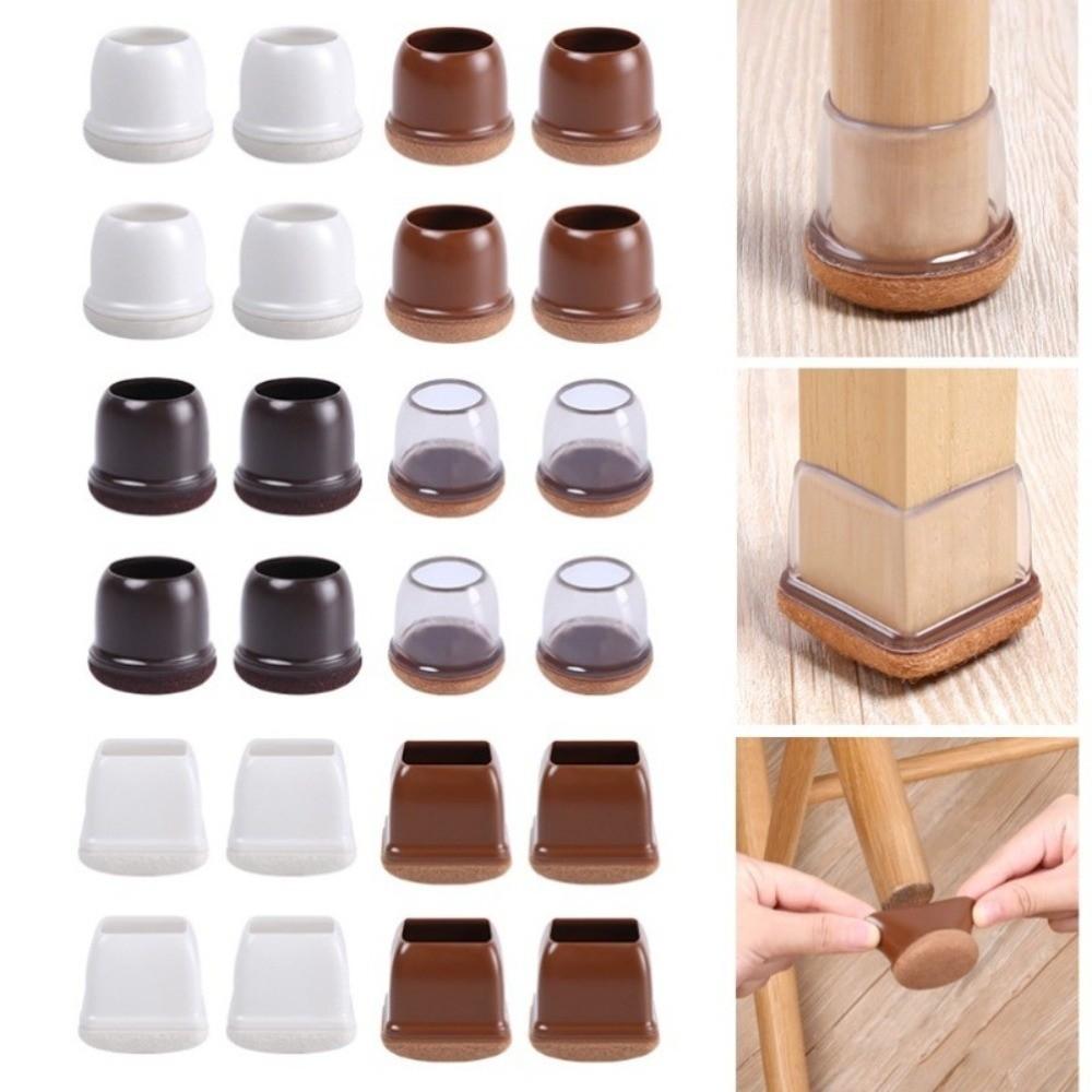 8pcs/set Wear-resistant Furniture Feet Pad Thickened Chair Leg Protector Pad  Indoor Application