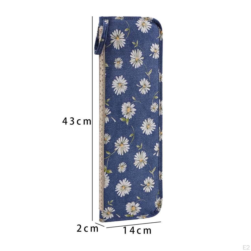 Compact Case for Knitting Accessories and Crochet Hooks Storage