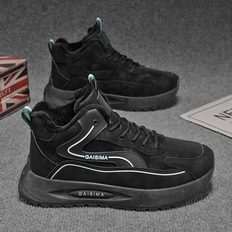 New Fashion Winter Men s High Top Martin Boots Students Male Boys Trending Soft Sole Work Shoes Labor Protection Martin Sneakers 39