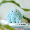 Apricot Lamb Sky Blue Bunny Plush Toy for Children, Soft and Cute, Fluffy Sky Blue Bunny for Girls and Boys, 20cm
