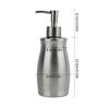 Brushed Stainless Steel Countertop Soap Dispenser Rust And Leak Resistant Hand Soap Pump For Kitchen Countertops And Bathroom