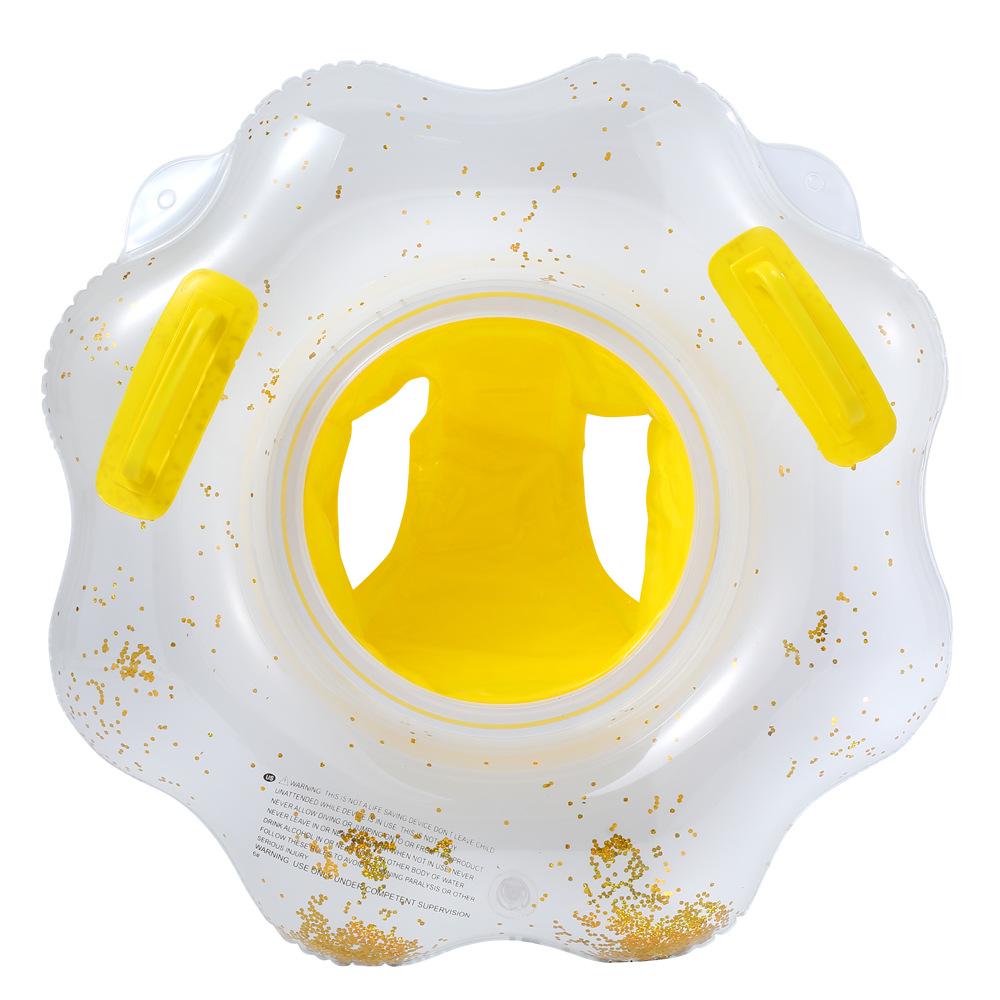 Xiaolv Heart-Shaped Korean Style Baby Swimming Seat Ring with Handle