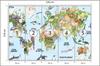 Photomural Watercolor World Map Non-Woven 520x318