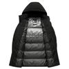Pánská dlouhá péřová bunda středního věku business casual s kapucí zateplená péřová bunda odolná proti chladu pánská bunda péřová bunda pánská