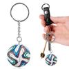 Fashionable Soccer Keychain Charm Sturdy Pendant Practical Decoration Perfect Gifts for Football Players and Fans