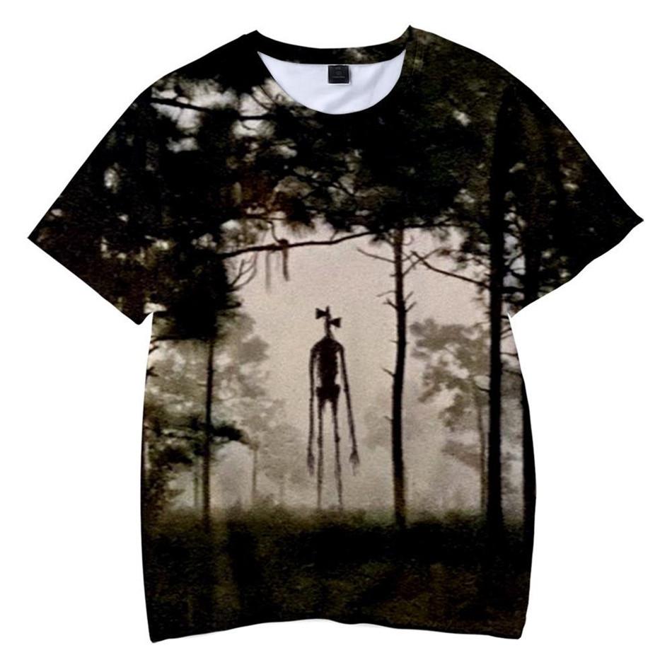 Sommer Rundhals 3D Interessante Cartoon-Muster Gedrucktes Oberteil Modisches Lässiges Kurzarm Kinder Jungen T-Shirts