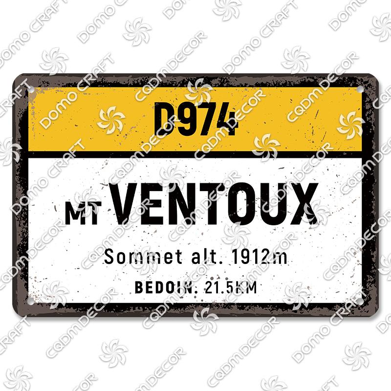 Berg Höhe Poster Metall Blechschilder Col De La Madeleine Hautacam Metallplatte Wanddeko Club Pub Wohnzimmer Zuhause