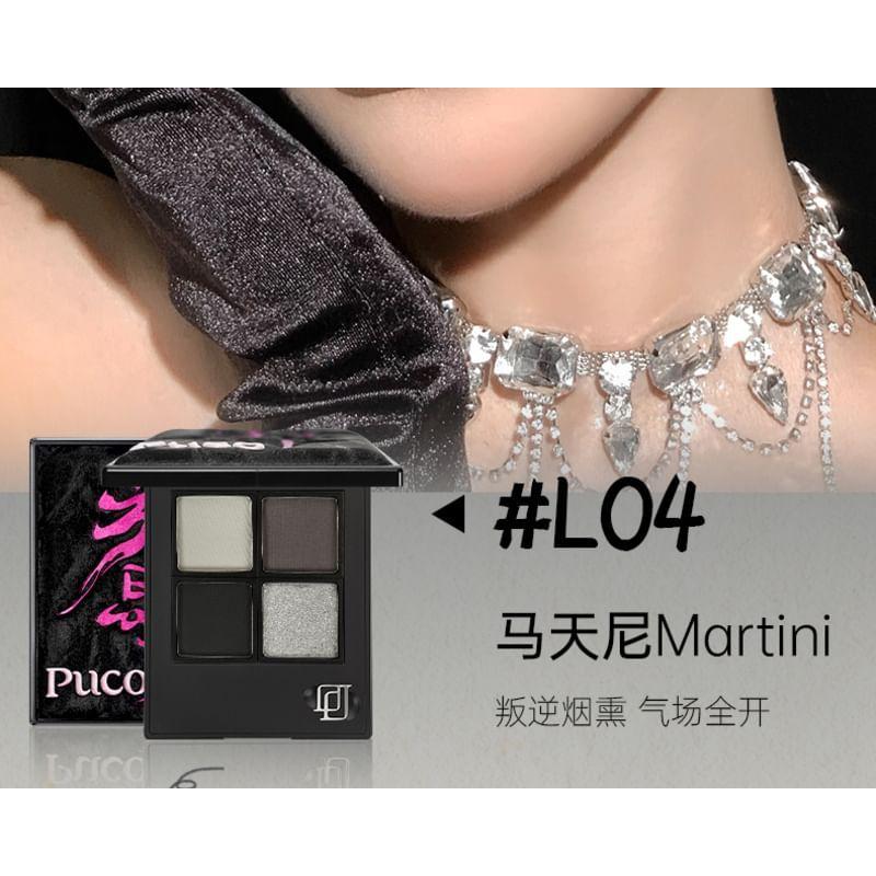 PUCO - 4 Colors Eyeshadow Palette - Martini