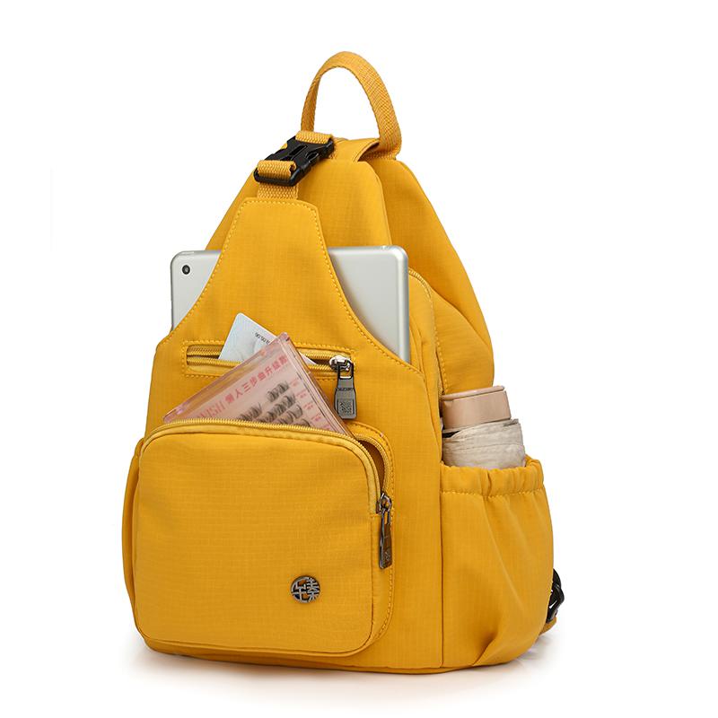 Backpack Crossbody Nylon Multifunctional Womens Chest Bag