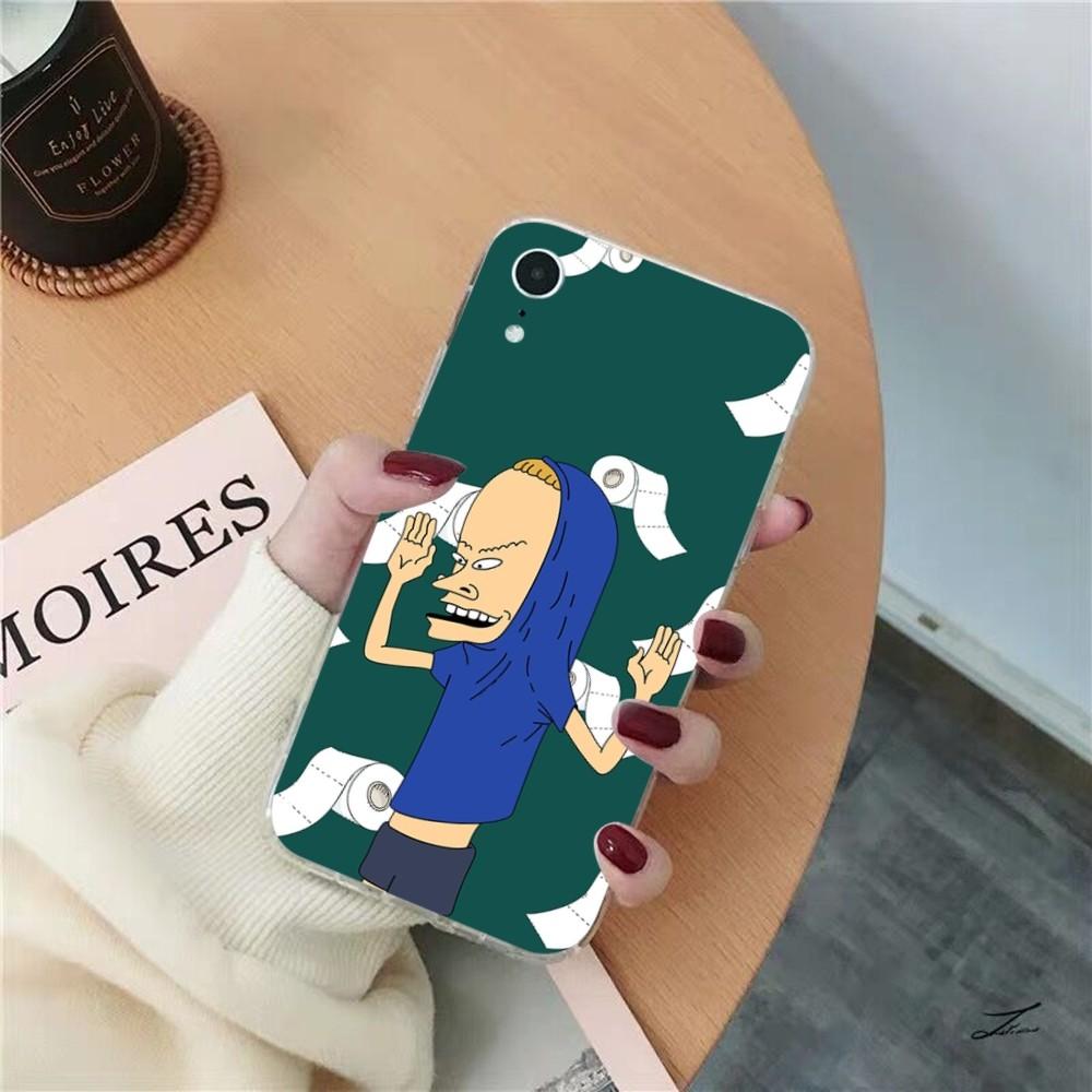 Beavis And Butthead Phone Case for iPhone 8 7 6 6S Plus X SE 2020 XR XS 14 11 12 13 Mini Pro Max Mobile Case