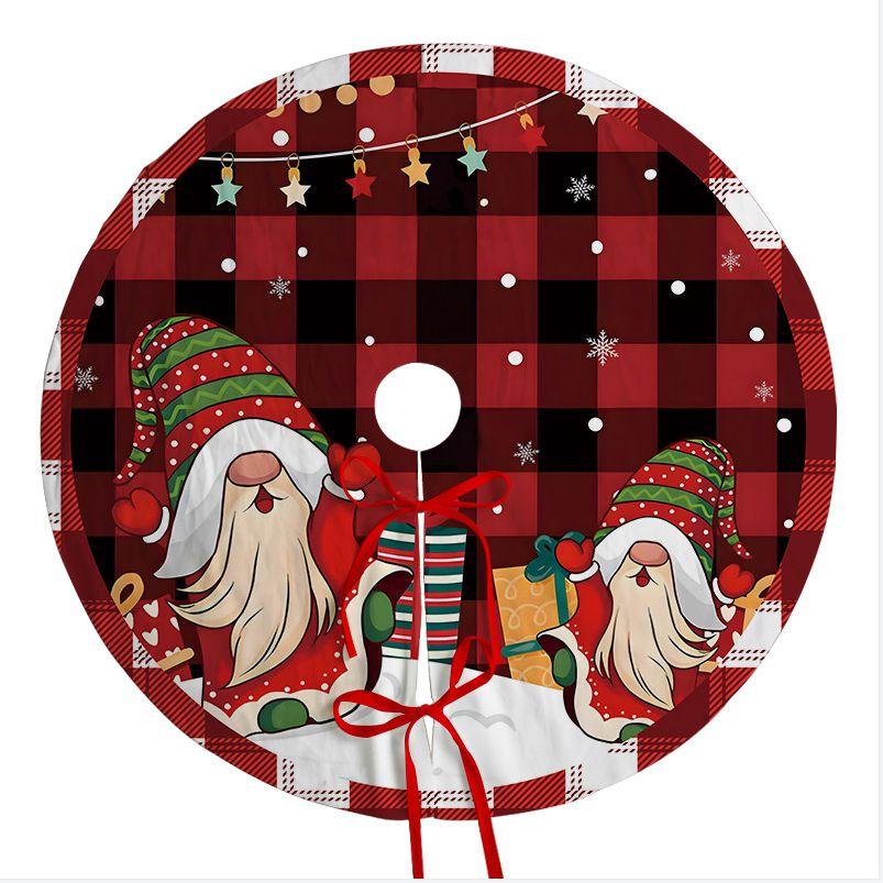 

90см Юбка для новогодней елки Нижний фартук Плюшевая ткань Платье для елки