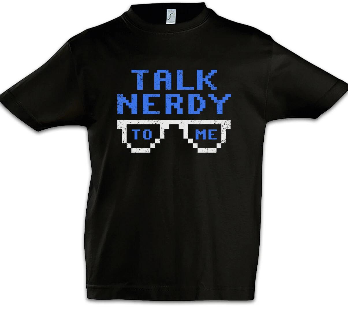 Talk Nerdy To Me Kids Boys kids boys T-Shirt Fun Computer Scientist Glasses Programmer 110