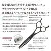 DEEDS Professional Thinning Scissors with Forged Black Titanium Handle 30 thinning Made in Japan by a Professional Hairdresser and Includes Case (6.0