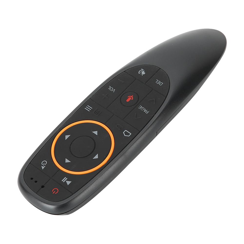 G10 Black Voice Remote Control 2.4G Air Mouse Mini Wireless Keyboard with Gyroscope(2.4g Body Feeling Gyroscope Voice )