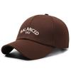 Balanced Letter Embroidery Baseball Cap Sun Protection Breathable Hat Peaked