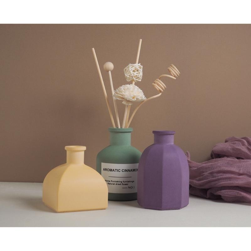 Polyhedral Flower Vase Silicone Mold for Vase Making Reusable Candle Resin Epoxy Mould Casting Molds DIY Silicone Mold