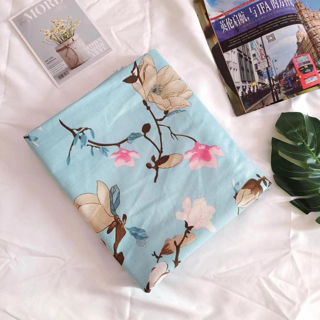 Reines Verdicktes Baumwoll-Bettlaken mit Kissenbezug - Doppelbett, Vier Jahreszeiten