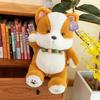 Hairball Corgi Plush Toy Children's Birthday Gift Cute Scarf Dog Home Ornament Office Pillow
