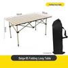 ZISIZ Outdoor Roll-Up Folding Picnic Table