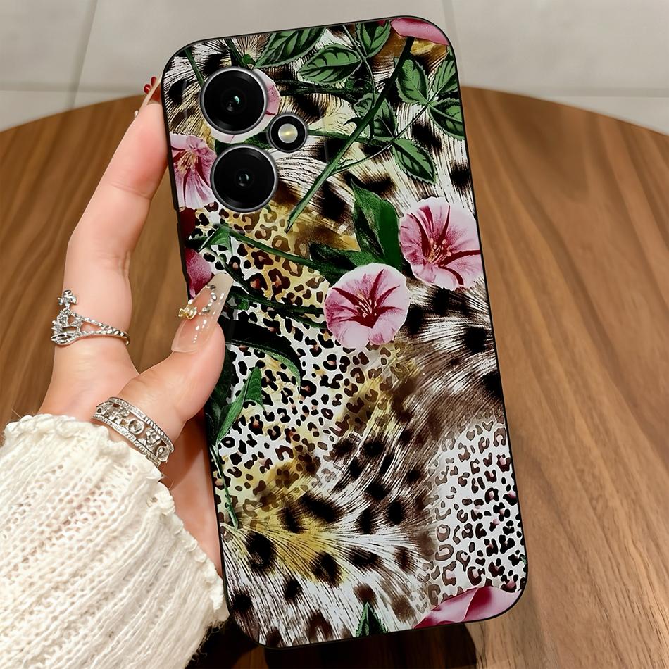 Leopard Print Soft Case For Honor 400 Lite Pro Phone Cover For Honor 200 400 Smart Funda Anti Drop Lightweight Matte Back Covers