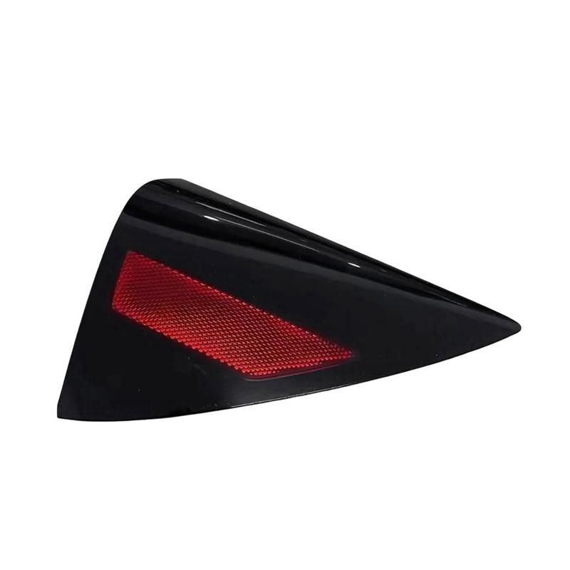 Car Rear Charging Port Cover For Tesla Model 3 Highland 2024 Quarter Panel Reflector Light Trim