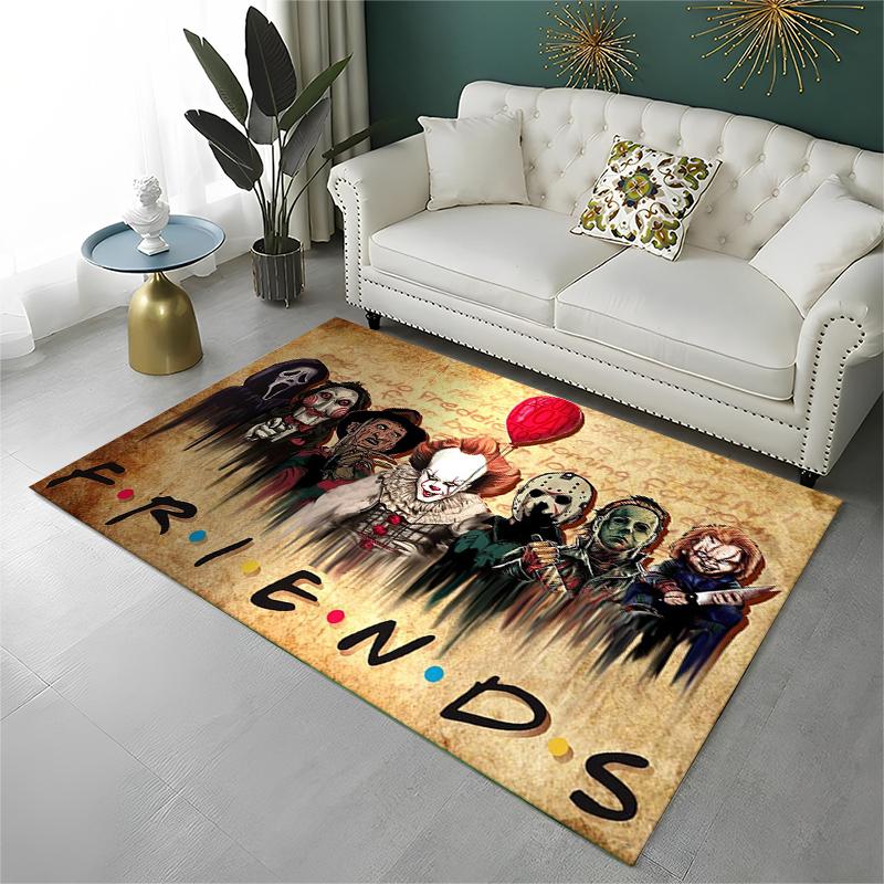 

Horror Movie Character Chucky S-Scream Cartoon Carpet Rug for Playroom Bedroom Living Room Sofa Home Decor,Area Rug Non-slip 40x60cm