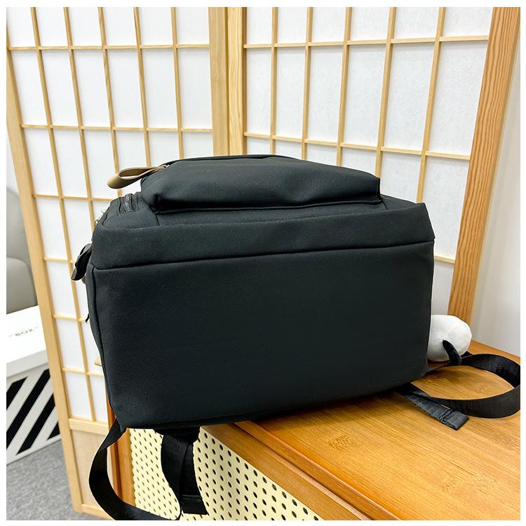 Versatile Cross-Border Campus Style Backpack for Junior High and College Students – Large Capacity, Fashionable Design, Unisex