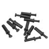100Pcs Pneumatic Composite Plug Connector Tube Push To Connect Blanking Industry Equipment