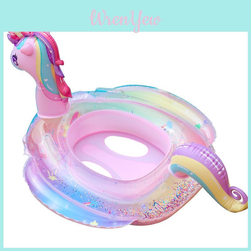 Rainbow Unicorn Swimming Ring Children Inflatable Armpit Swimming Ring Pvc Cartoon Pattern